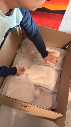 Packing hot-water bottles